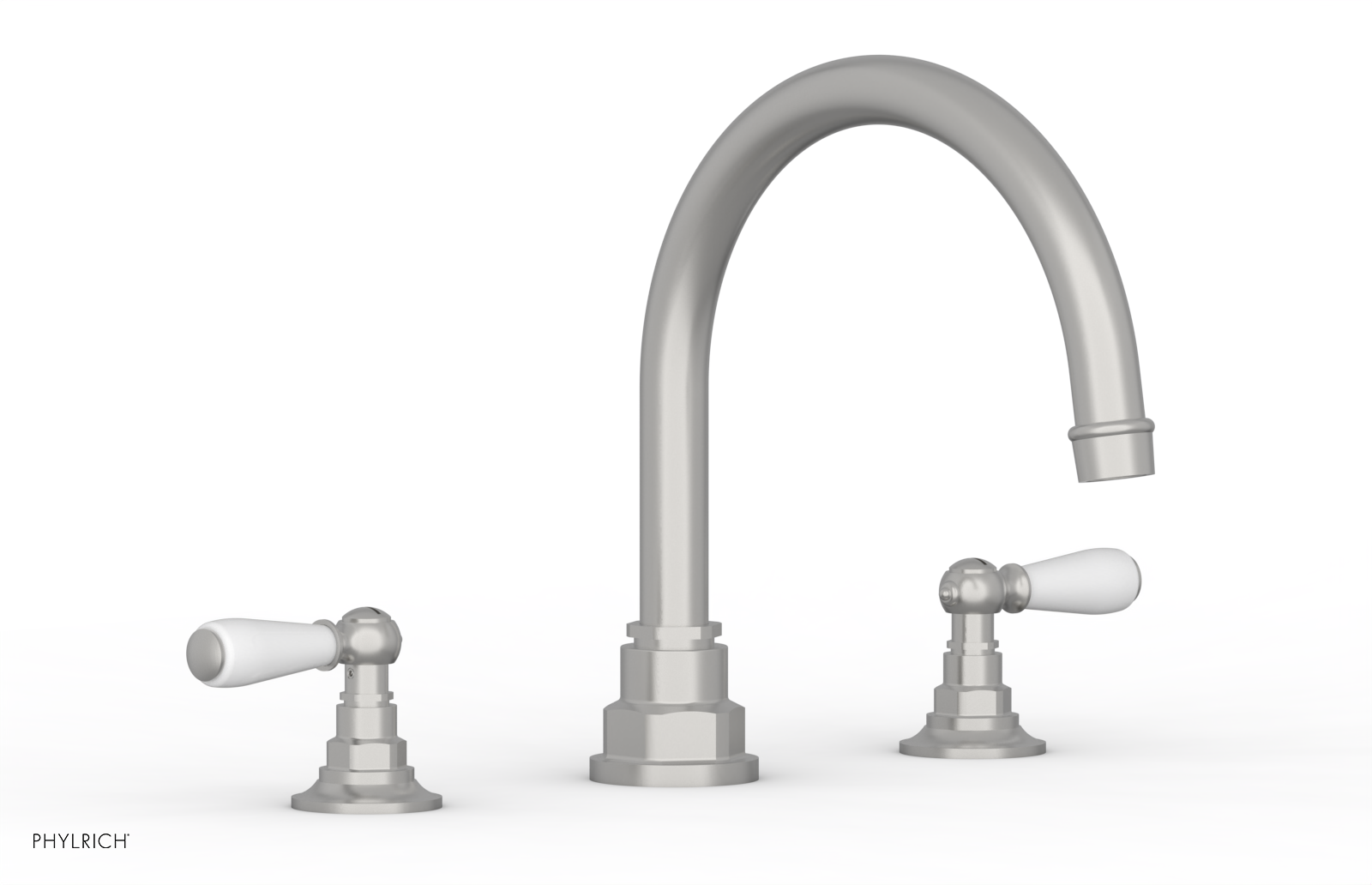 Phylrich Jamestown Deck Tub Set with Lever Handles