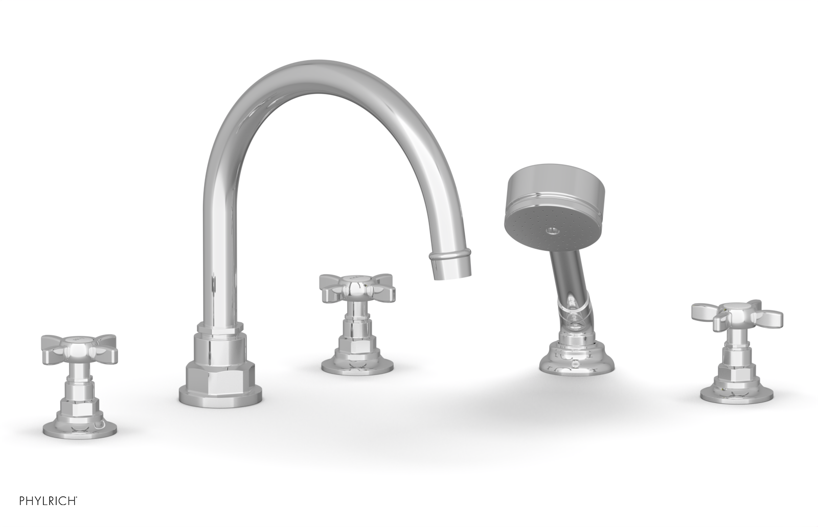 polished chrome bathroom faucet