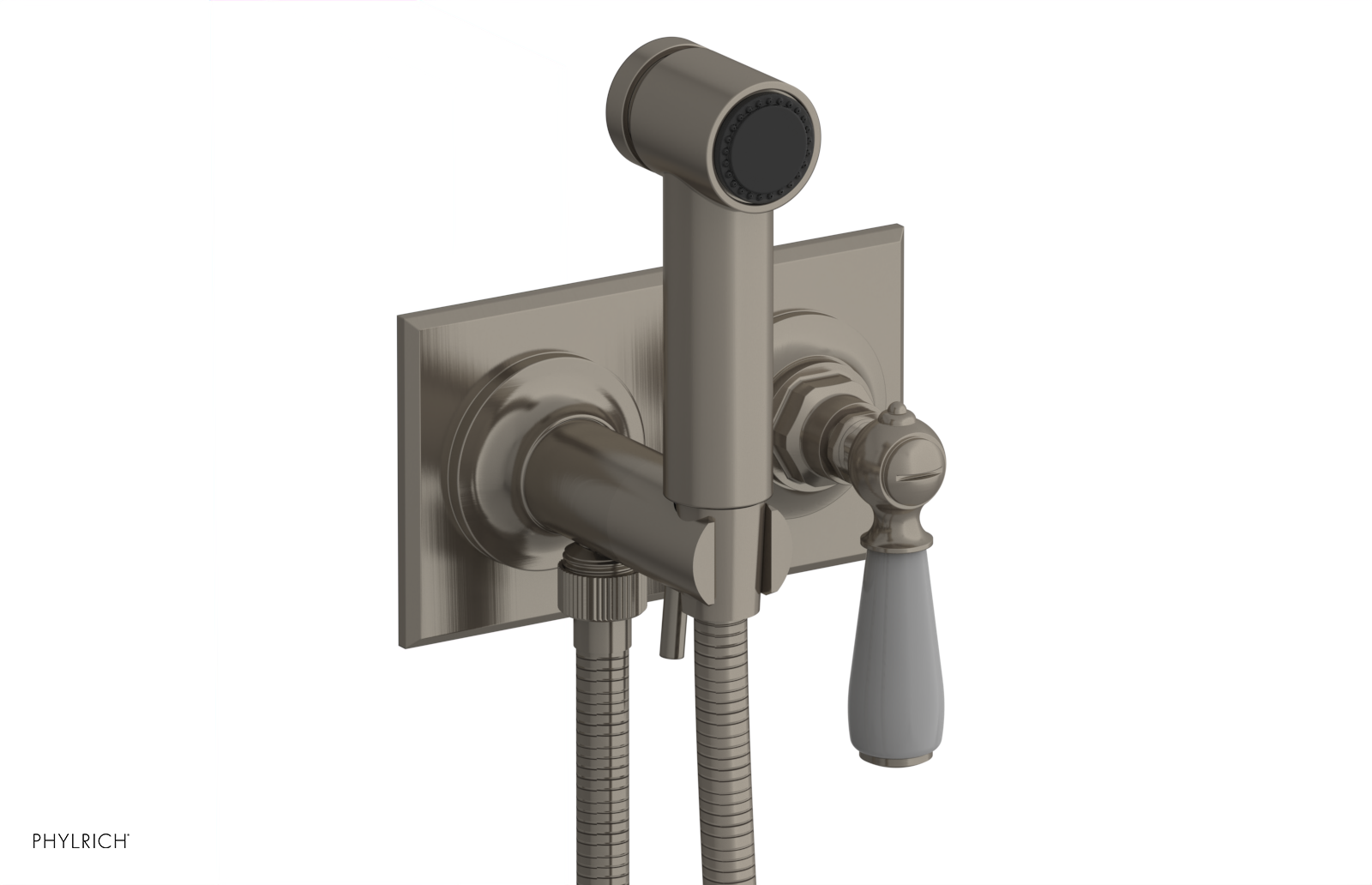 Phylrich Jamestown Wall Mounted Bidet with Lever Handle