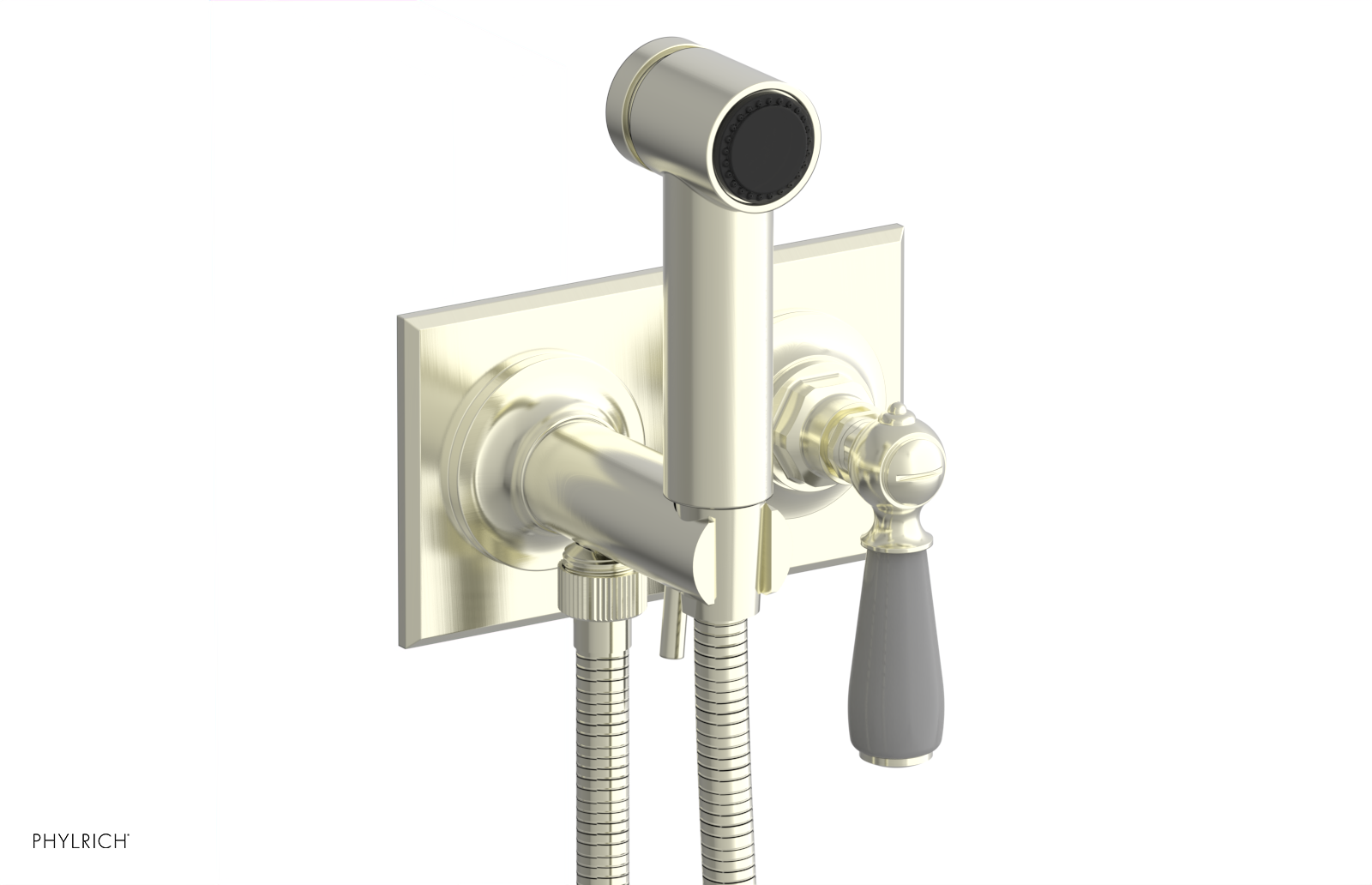 Phylrich Jamestown Wall Mounted Bidet with Lever Handle