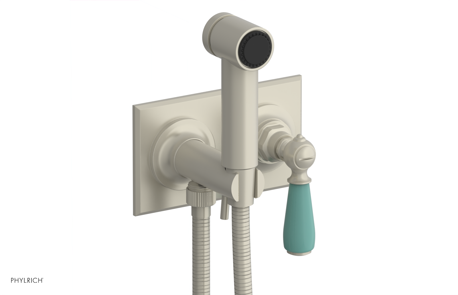 Phylrich Jamestown Wall Mounted Bidet with Lever Handle