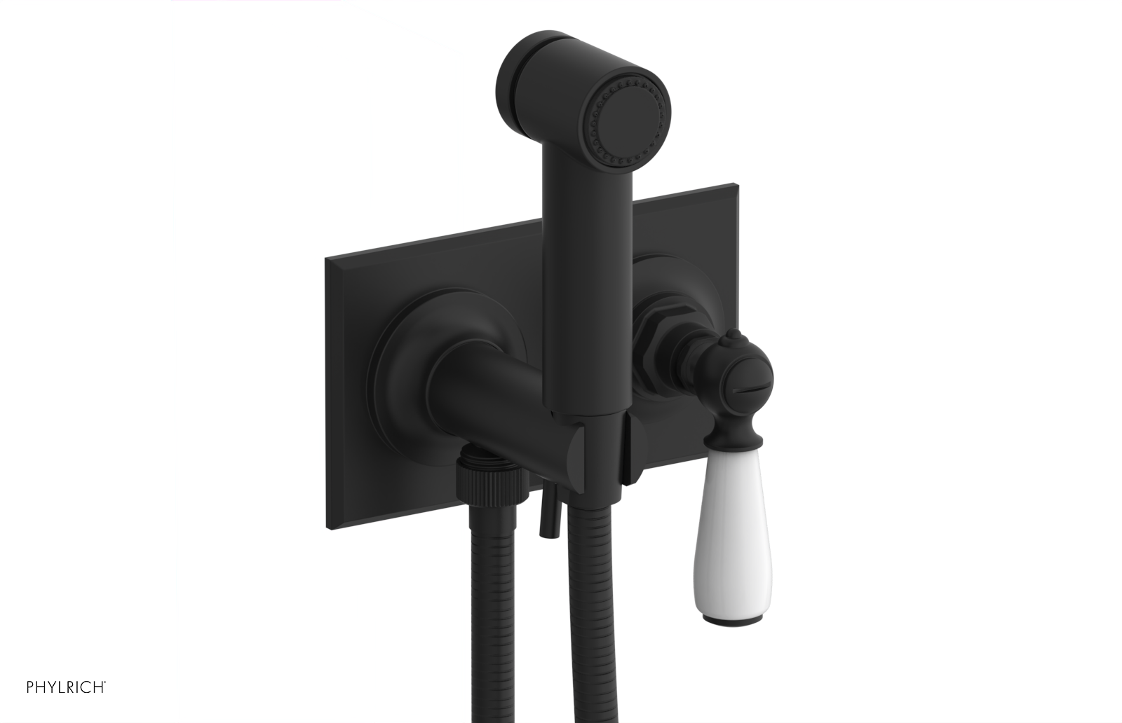 Phylrich Jamestown Wall Mounted Bidet with Lever Handle