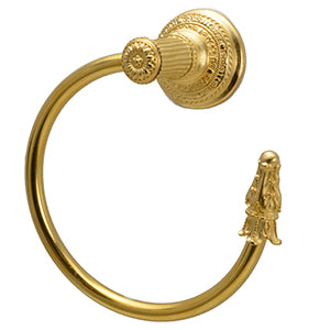 gilded mercury towel ring