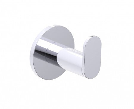 polished chrome robe hook