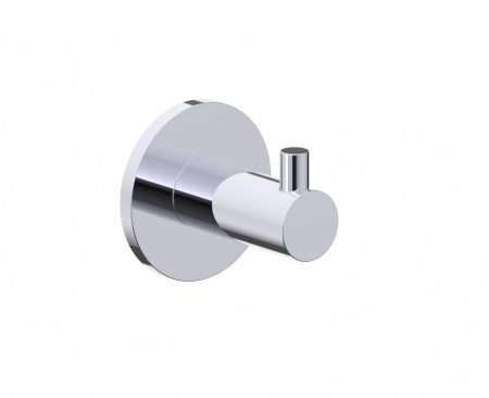 polished chrome robe hook