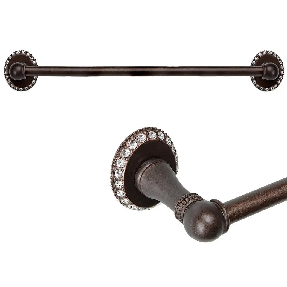 Carpe Diem Caché I Towel Bar - 5/8" Smooth Bar - Decorated with Swarovski Crystals by Carpe Diem