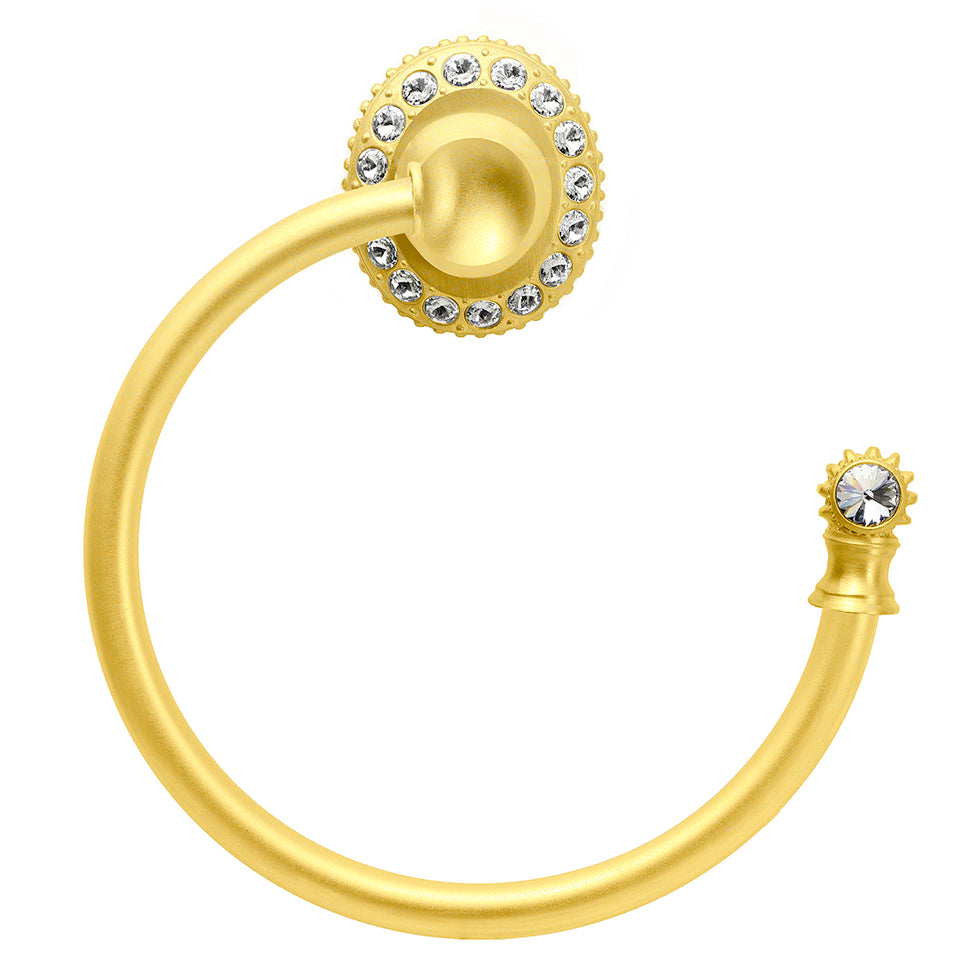 gilded mercury towel ring