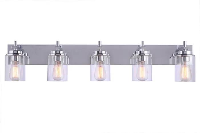 chrome wall sconces
