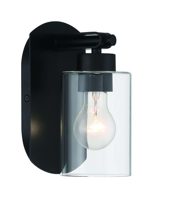 flat black wall sconces