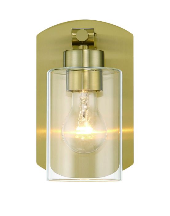 satin brass wall sconces