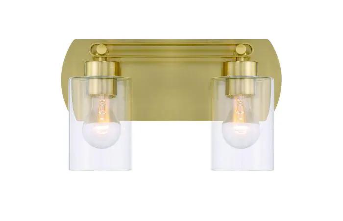 satin brass wall sconces