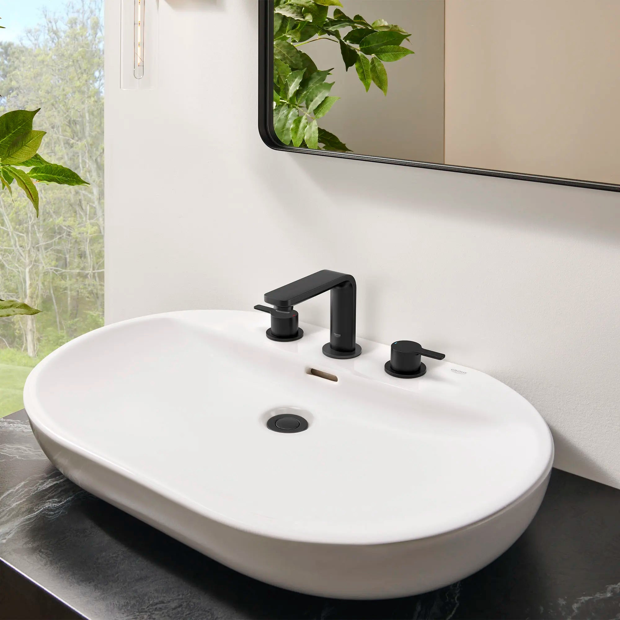 matte black bathroom faucet