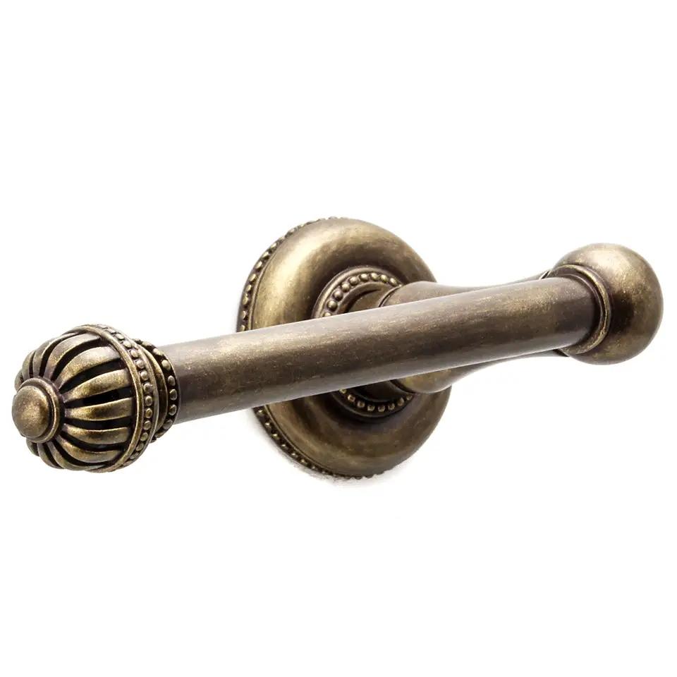 antique brass toilet paper holder