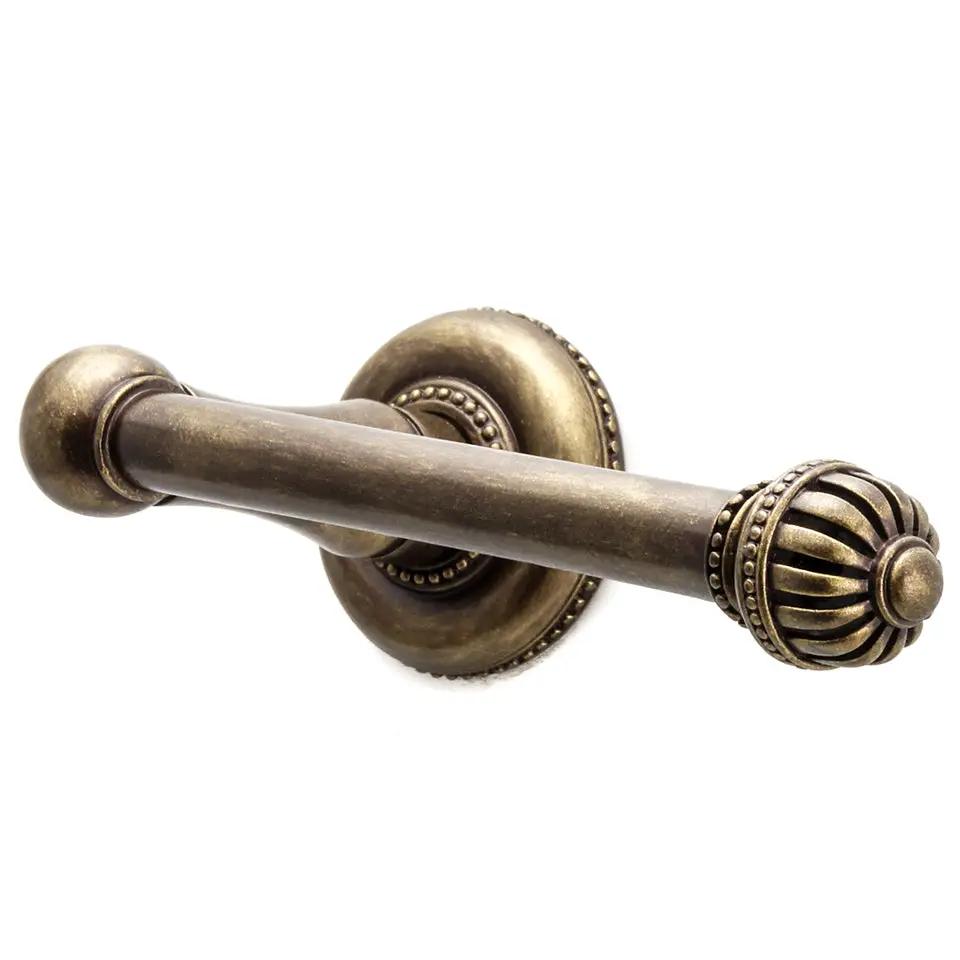 antique brass toilet paper holder