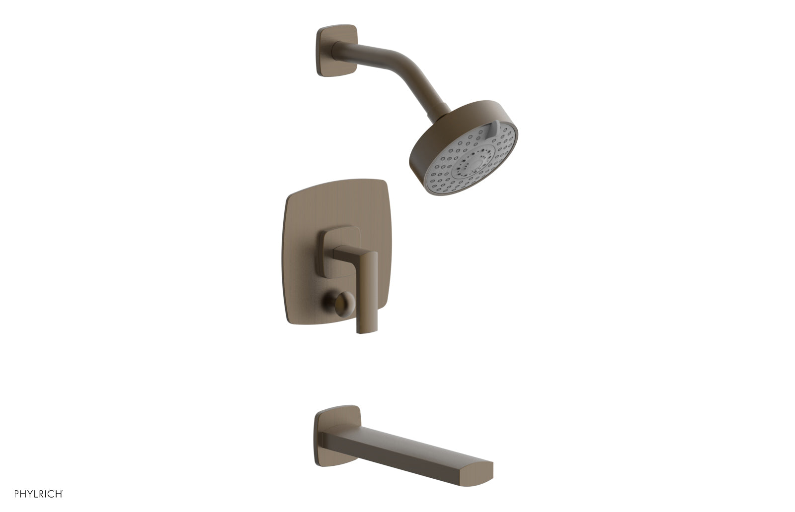 Phylrich RADI Pressure Balance Tub and Shower Set - Lever Handle