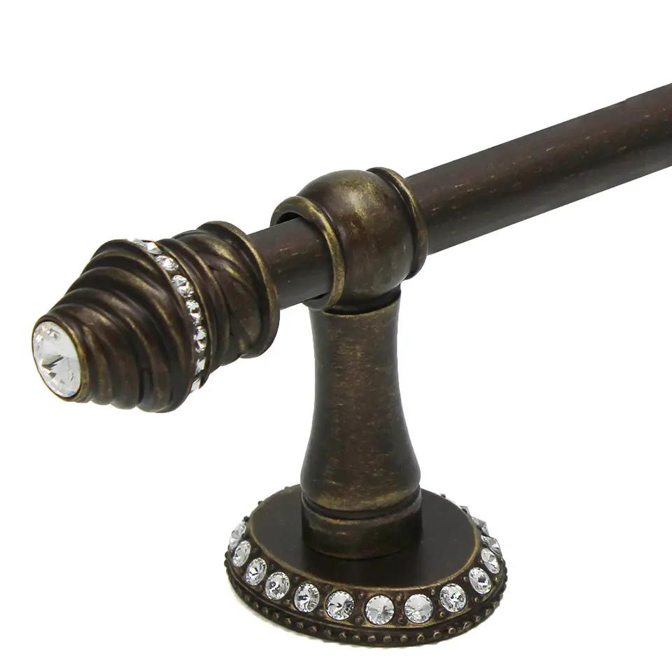 antique brass towel bars/rack