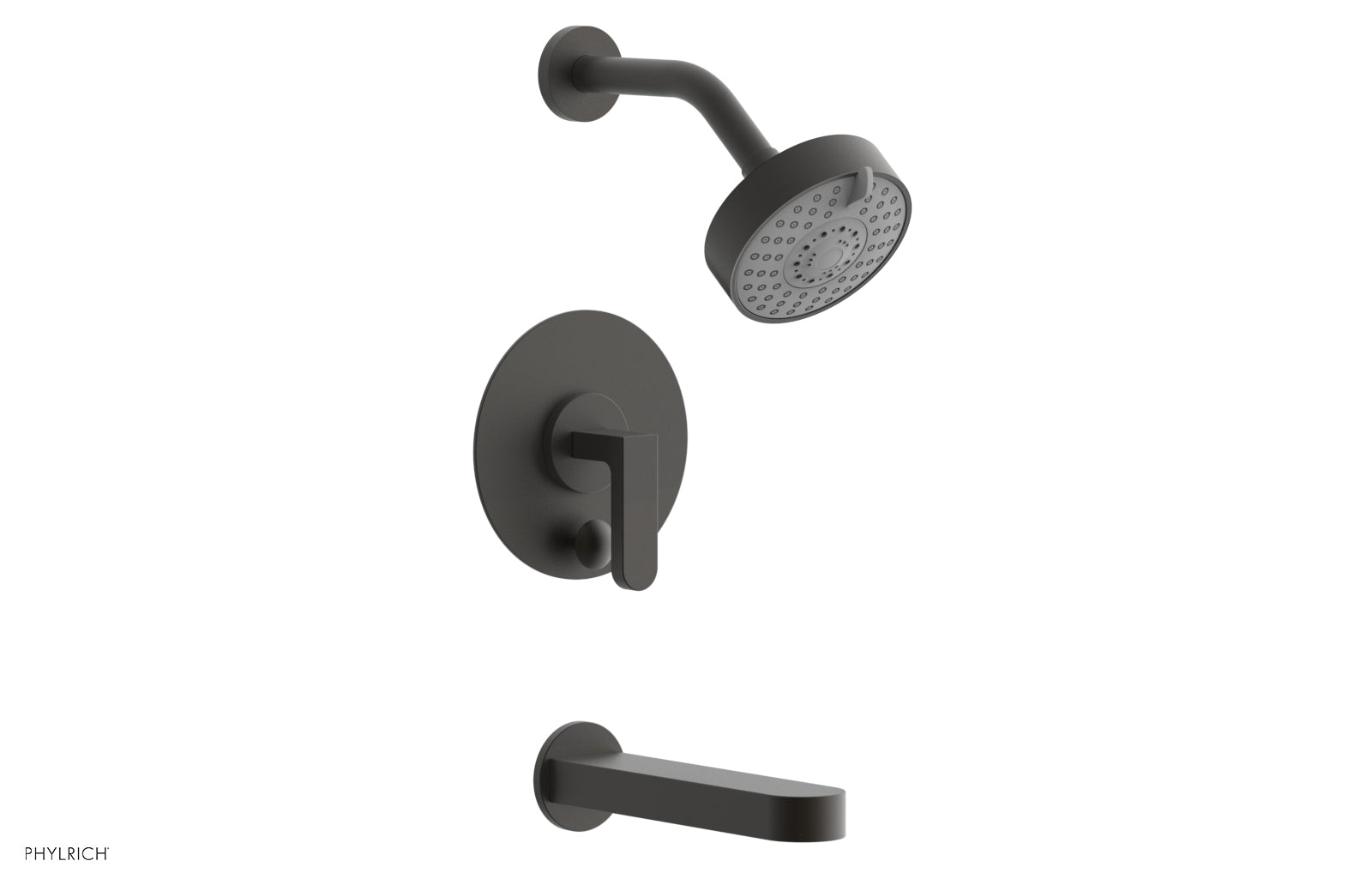 Phylrich ROND Pressure Balance Tub and Shower Set - Lever Handle