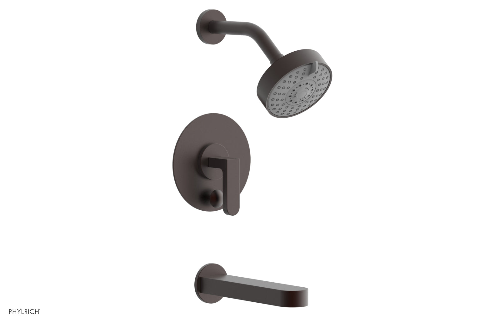 Phylrich ROND Pressure Balance Tub and Shower Set - Lever Handle