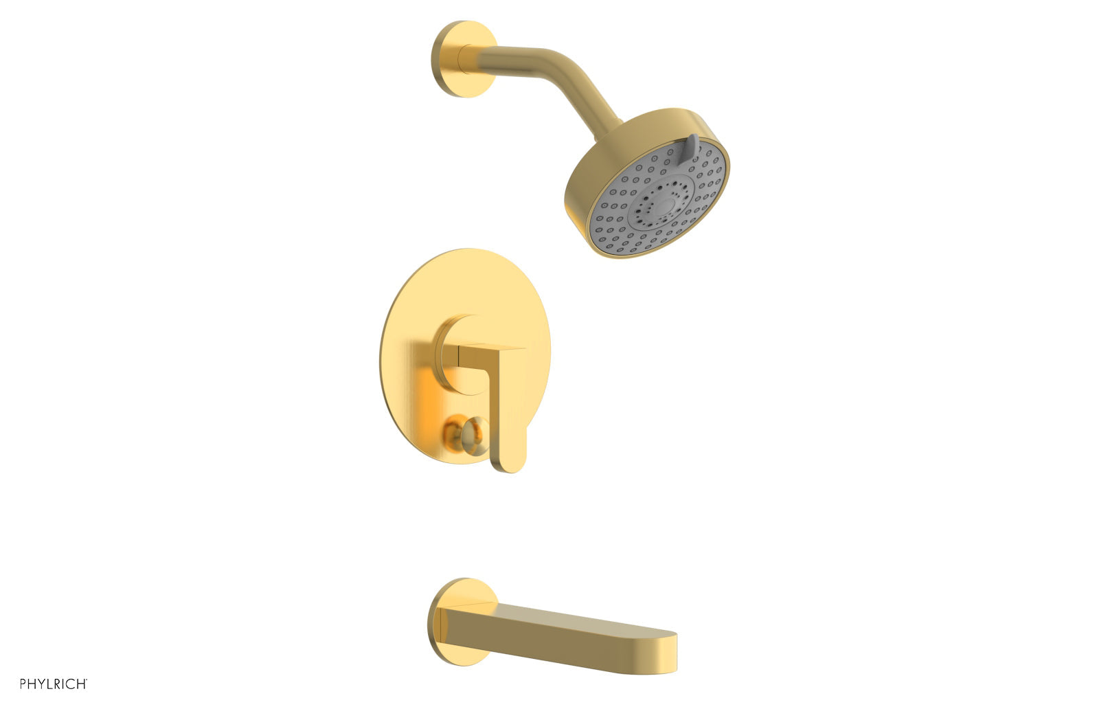 Phylrich ROND Pressure Balance Tub and Shower Set - Lever Handle