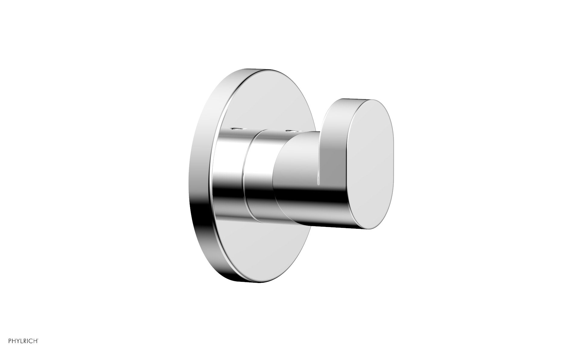 polished chrome robe hook