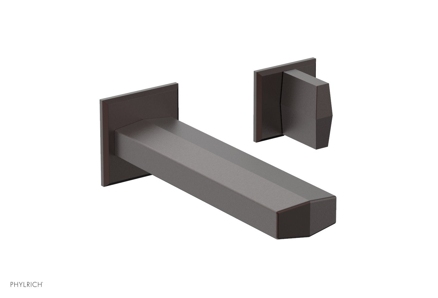 Phylrich DIAMA Single Handle Wall Lavatory Set - Blade Handles