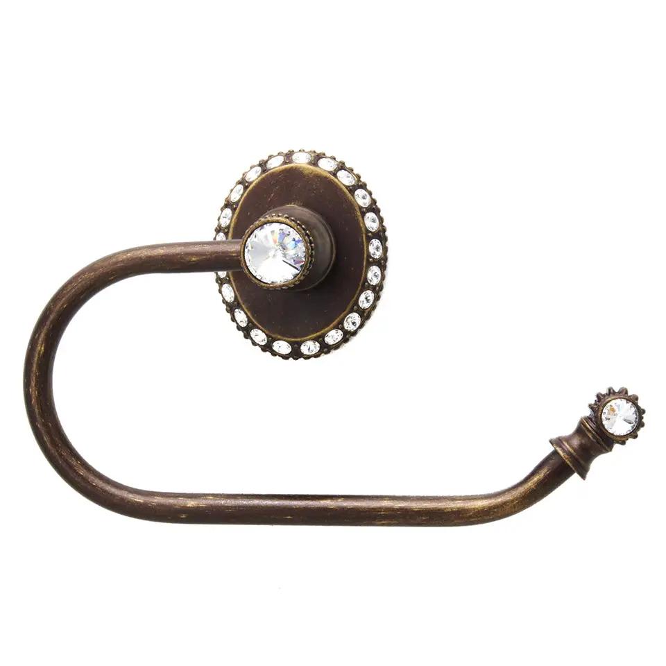 antique brass toilet paper holder