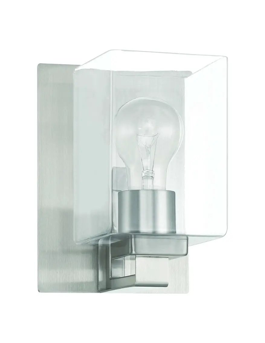 brushed polished nickel wall sconces