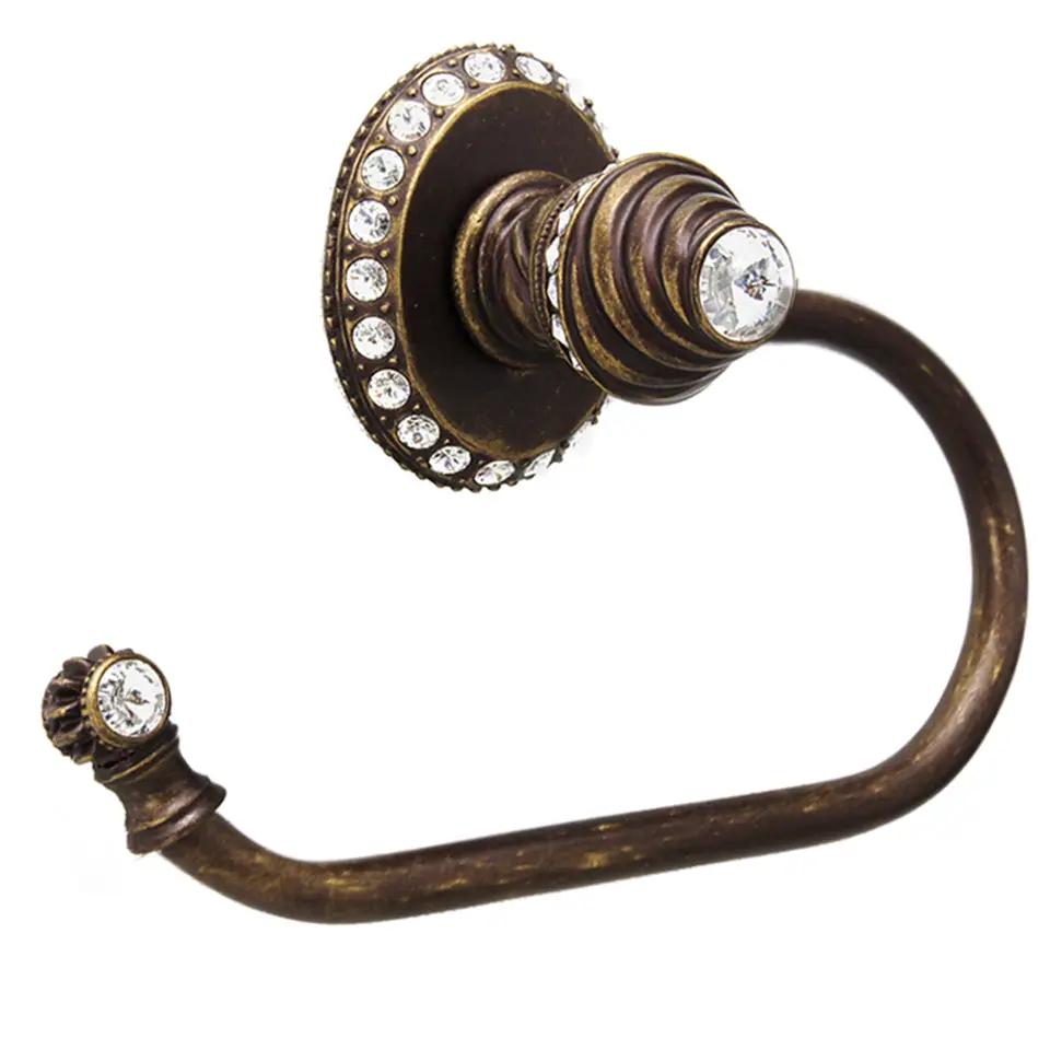 Carpe Diem Caché Ll Large Swing Tissue Smooth Ring Left - Decorated with Swarovski Crystals by Carpe Diem