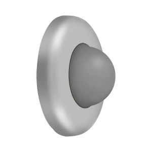 Deltana Wall Mount Convex Flush Bumper, 2-1/2" Diam.