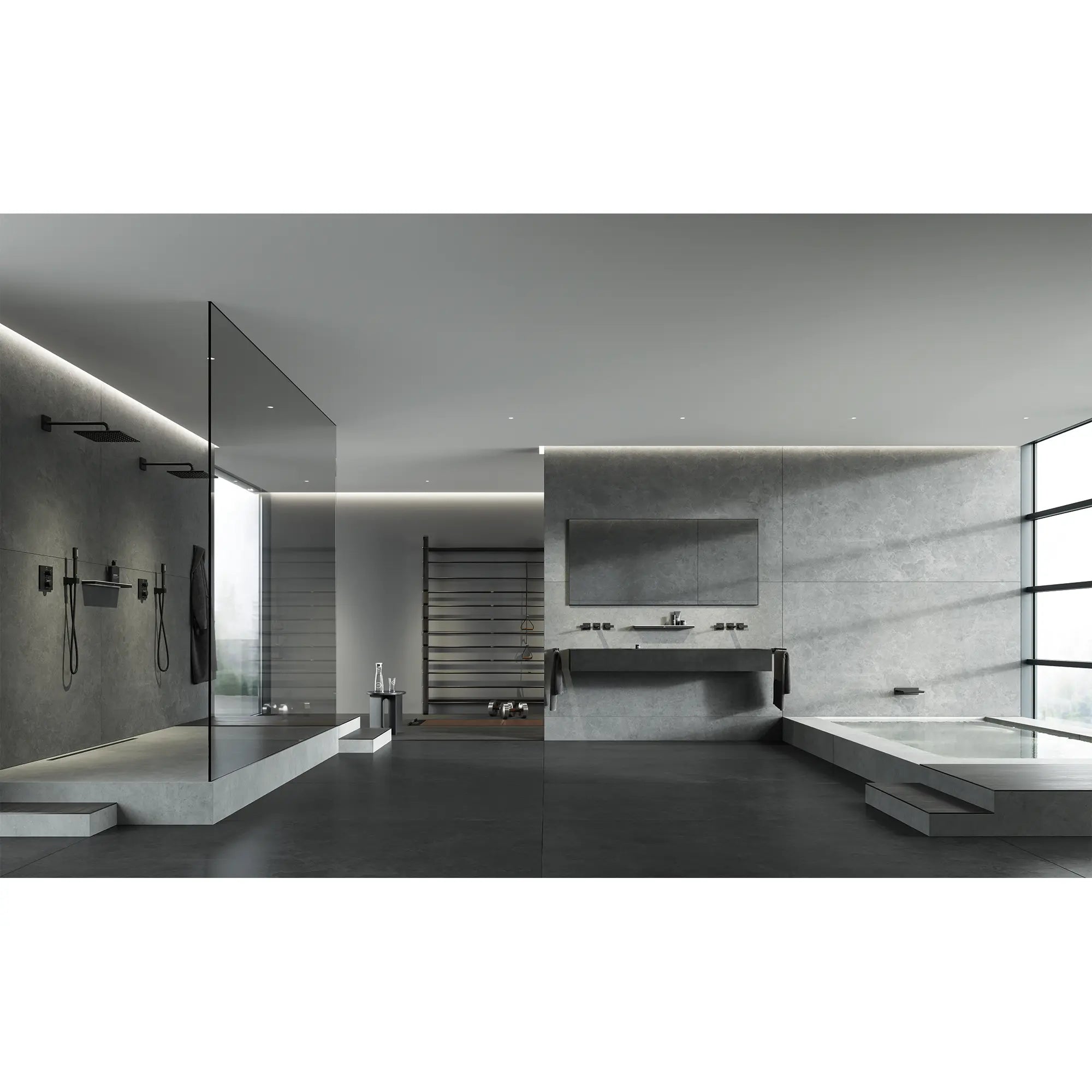 matte black towel bar