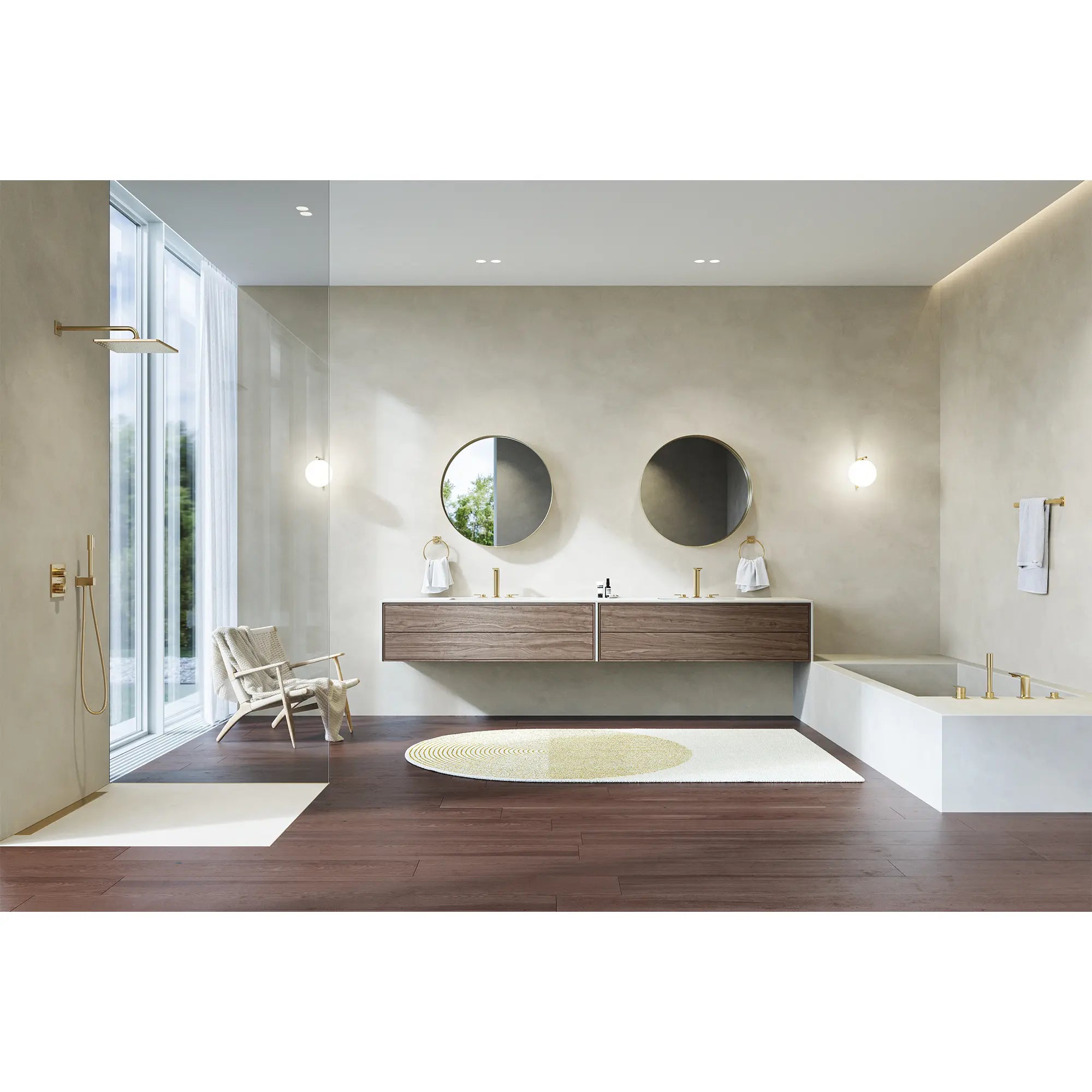 brushed cool sunrise towel bar