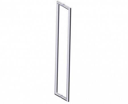 polished chrome door handle