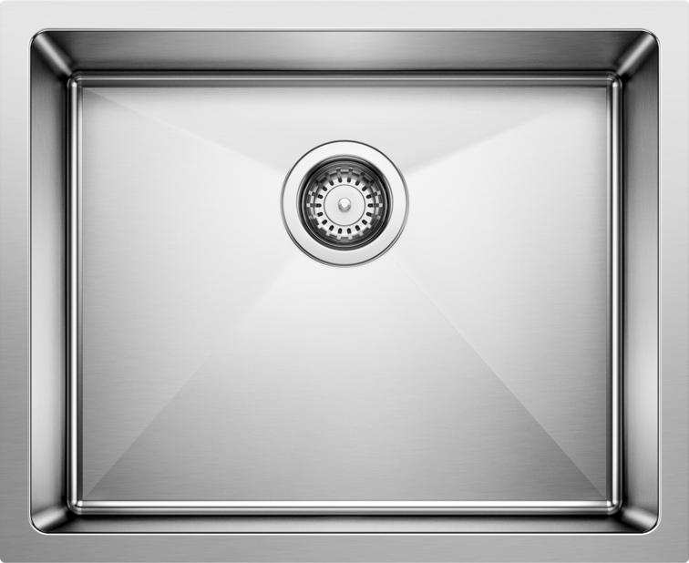 satin polish stainless steel sink