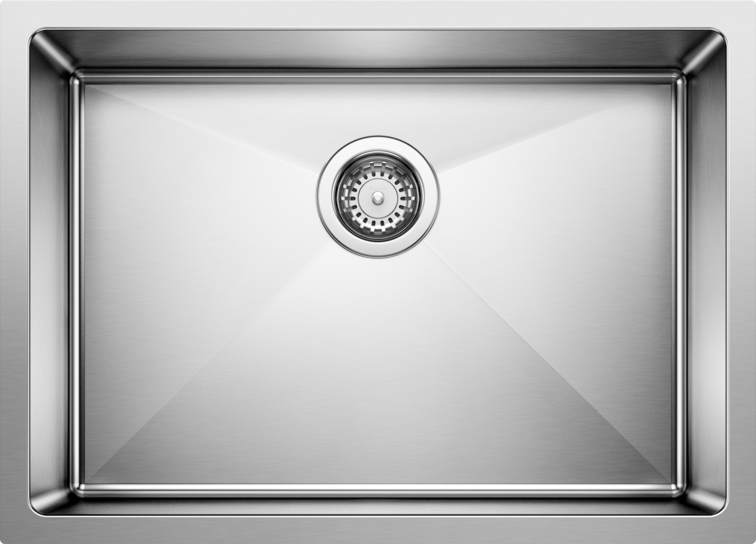 satin polish stainless steel sink