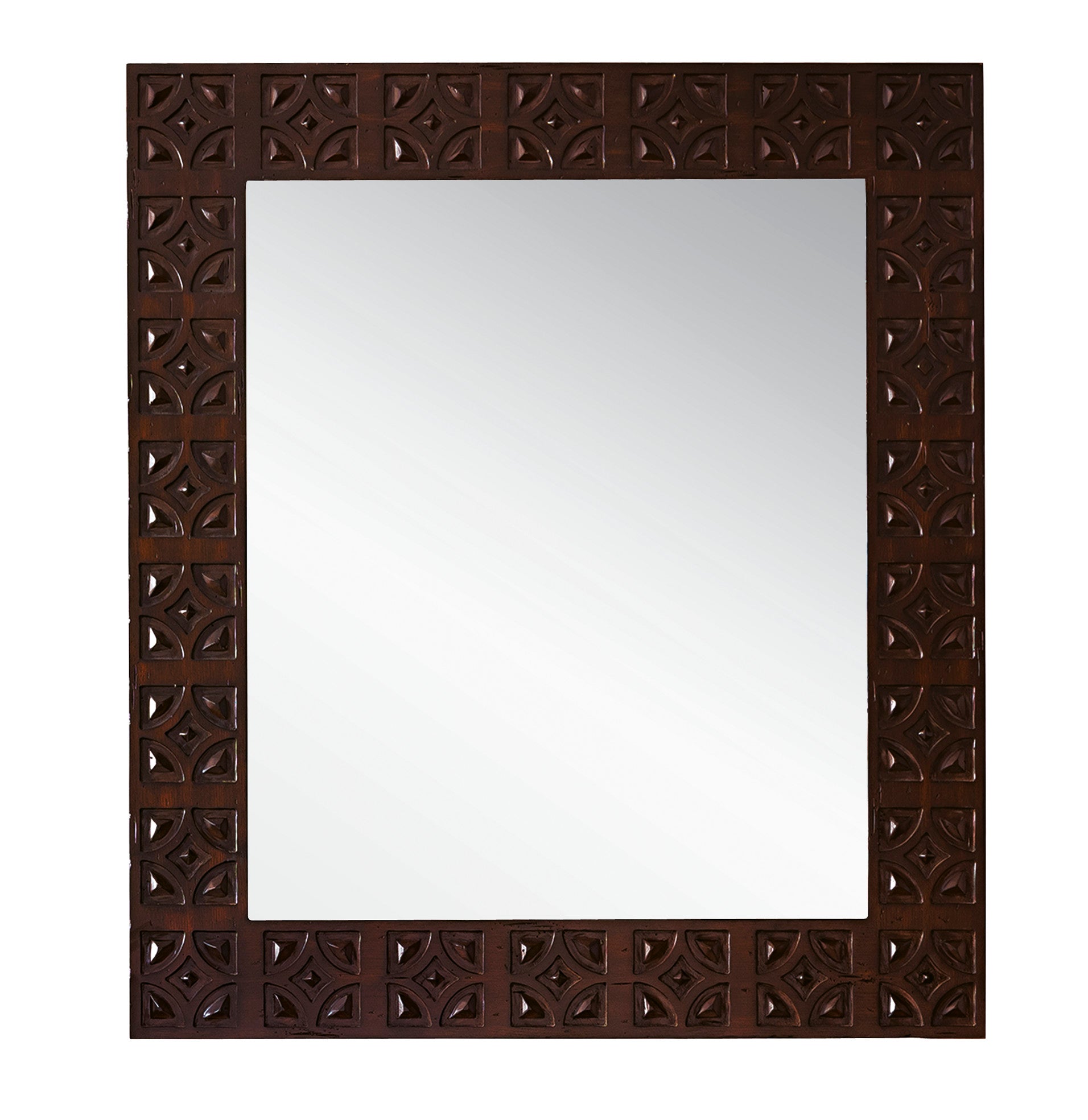 antique walnut balmoral mirror