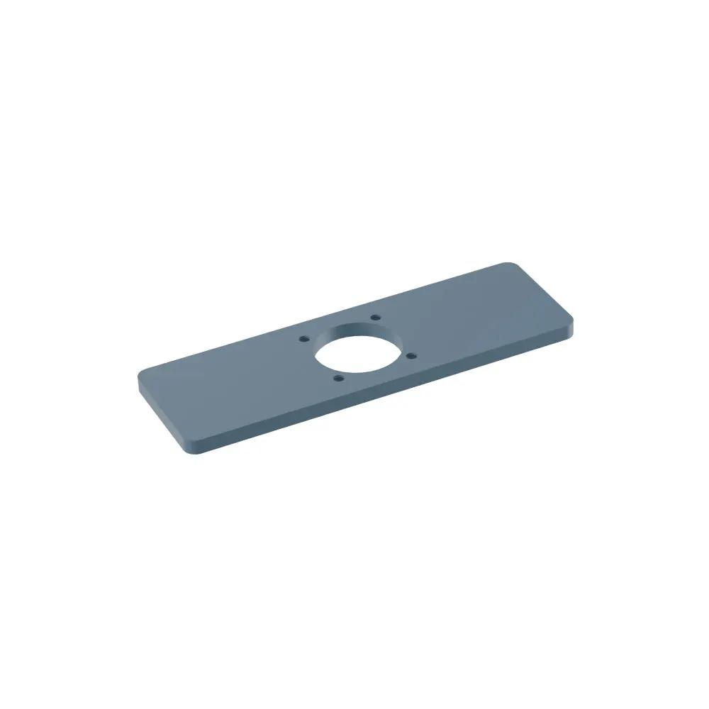 Flusso Serie 196 Base Plate - 4" Centerset to Single-Hole Faucet Conversion by Flusso