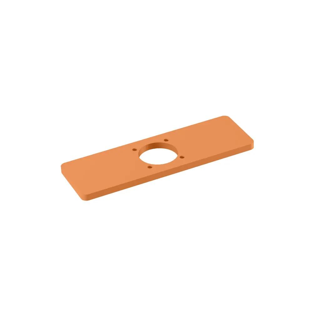 Flusso Serie 196 Base Plate - 4" Centerset to Single-Hole Faucet Conversion by Flusso
