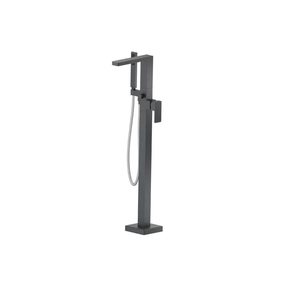 Flusso Serie 196 Freestanding Floor Mount Bathtub / Tub Filler with Hand Shower by Flusso