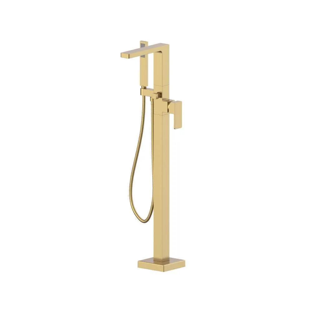 Flusso Serie 196 Freestanding Floor Mount Bathtub / Tub Filler with Hand Shower by Flusso