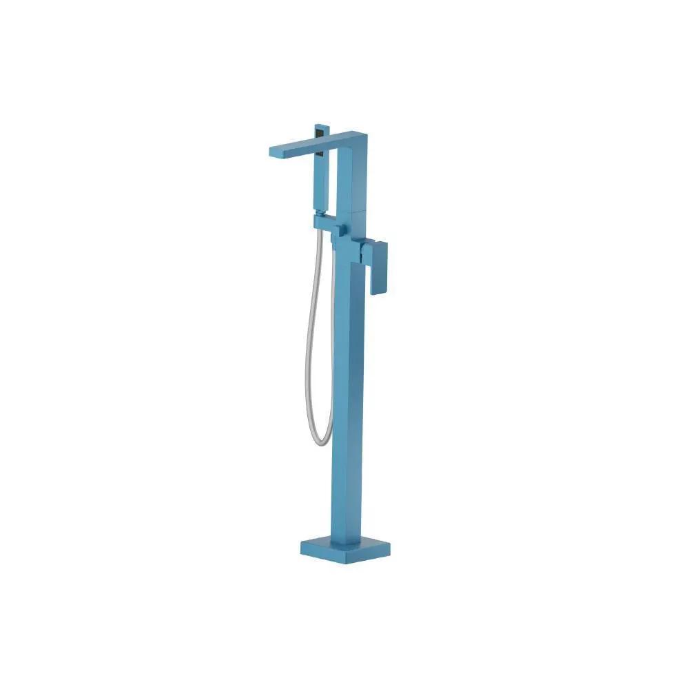 Flusso Serie 196 Freestanding Floor Mount Bathtub / Tub Filler with Hand Shower by Flusso