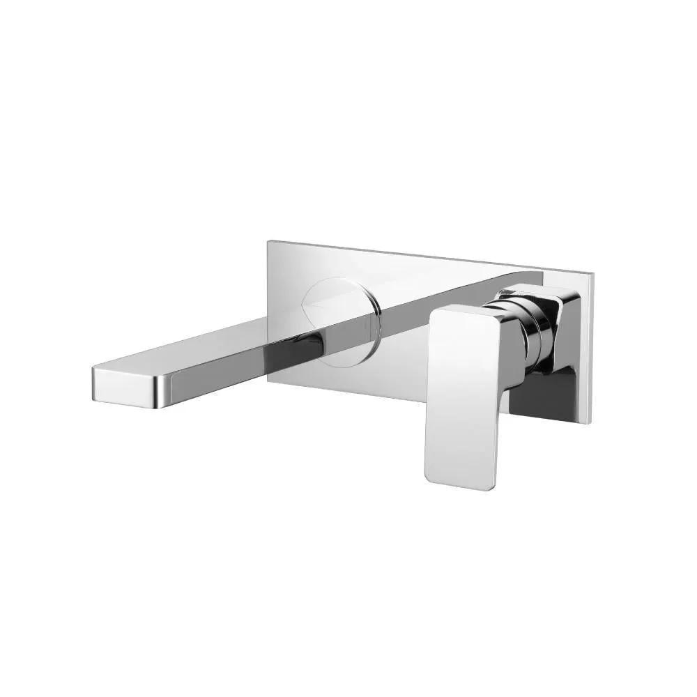 chrome bathroom faucet