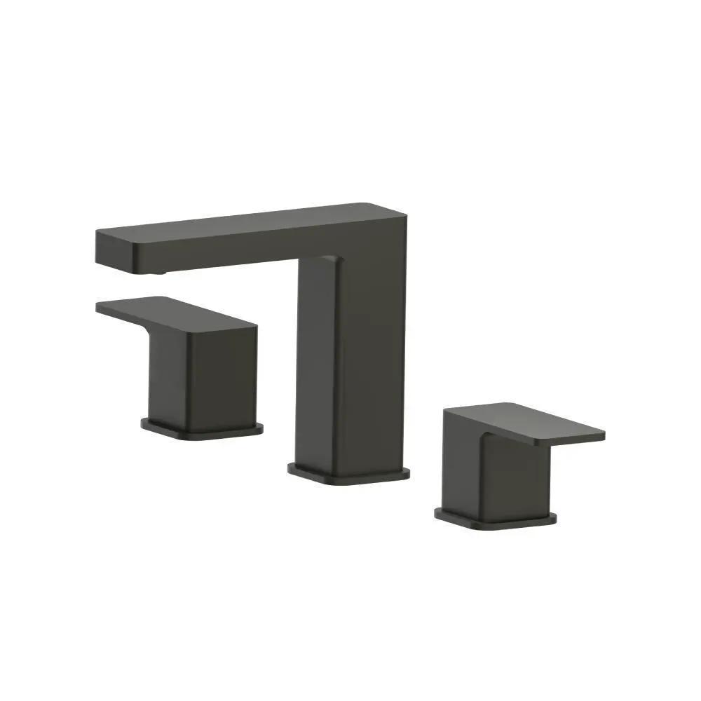 Flusso Serie 196 Three Hole 8" Widespread Two Handle Bathroom Faucet by Flusso