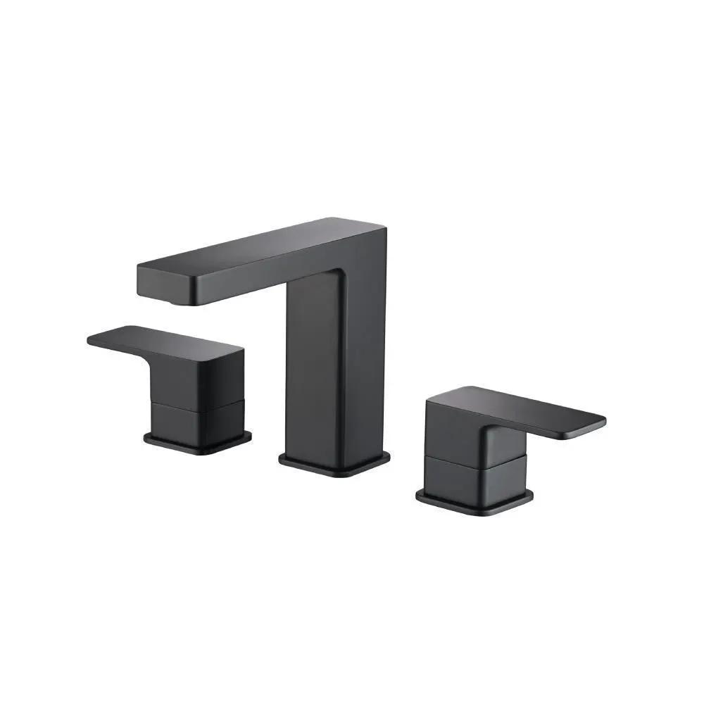 Flusso Serie 196 Three Hole 8" Widespread Two Handle Bathroom Faucet by Flusso