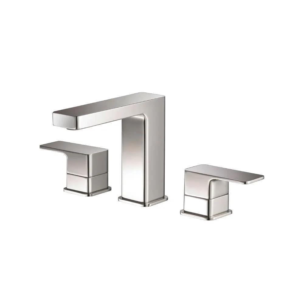 Flusso Serie 196 Three Hole 8" Widespread Two Handle Bathroom Faucet by Flusso