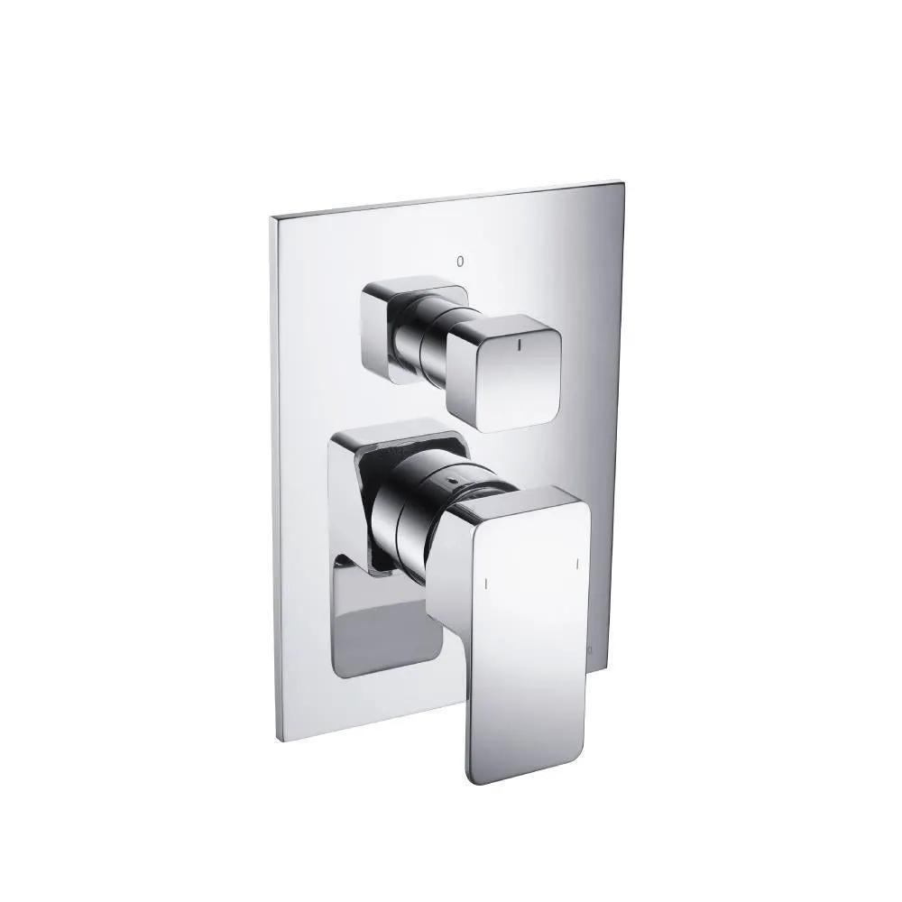 chrome shower valve