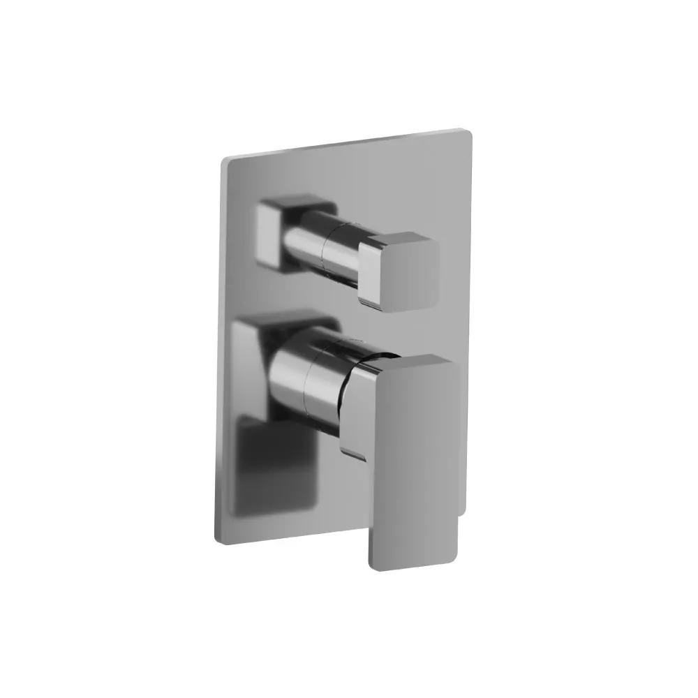 chrome shower valve