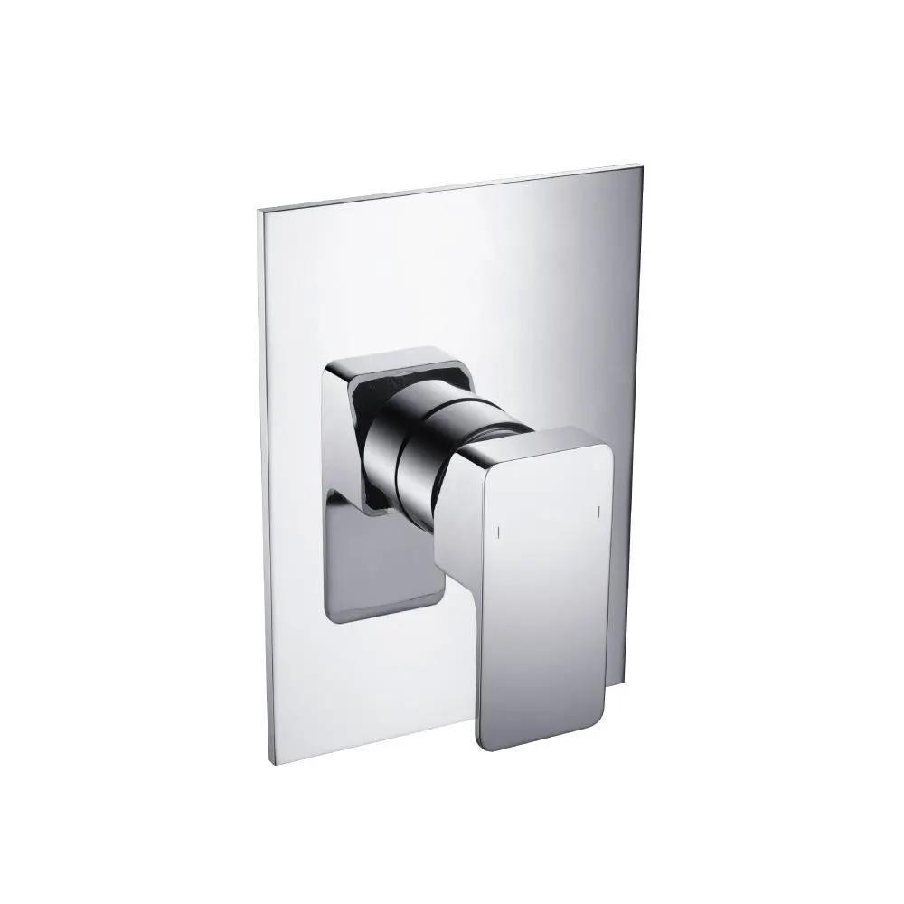 chrome shower valve