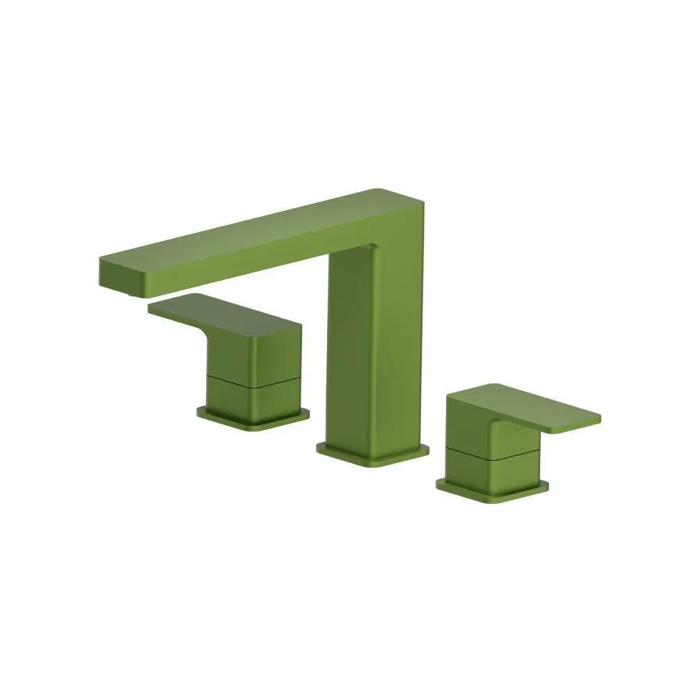 Flusso Serie 196 3 Hole Deck Mount Roman Tub Faucet by Flusso