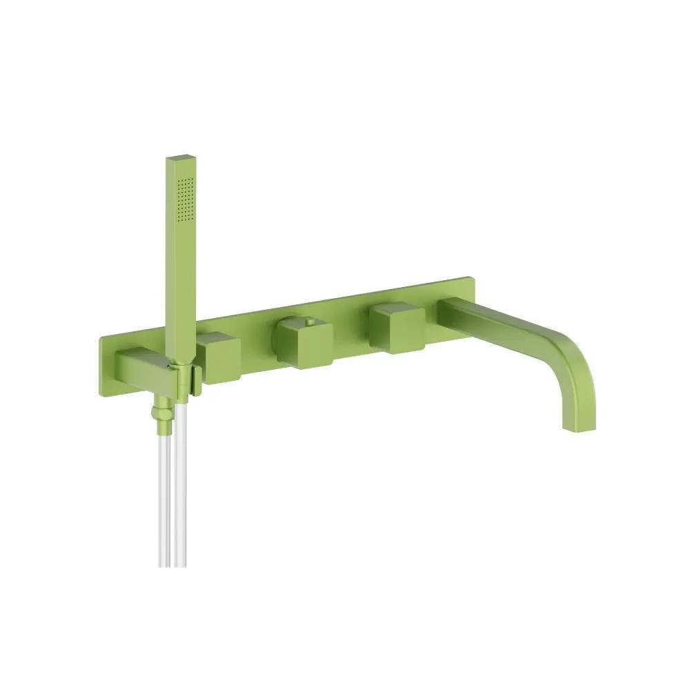 Flusso Serie 196 Wall Mount Tub Filler with Hand Shower by Flusso