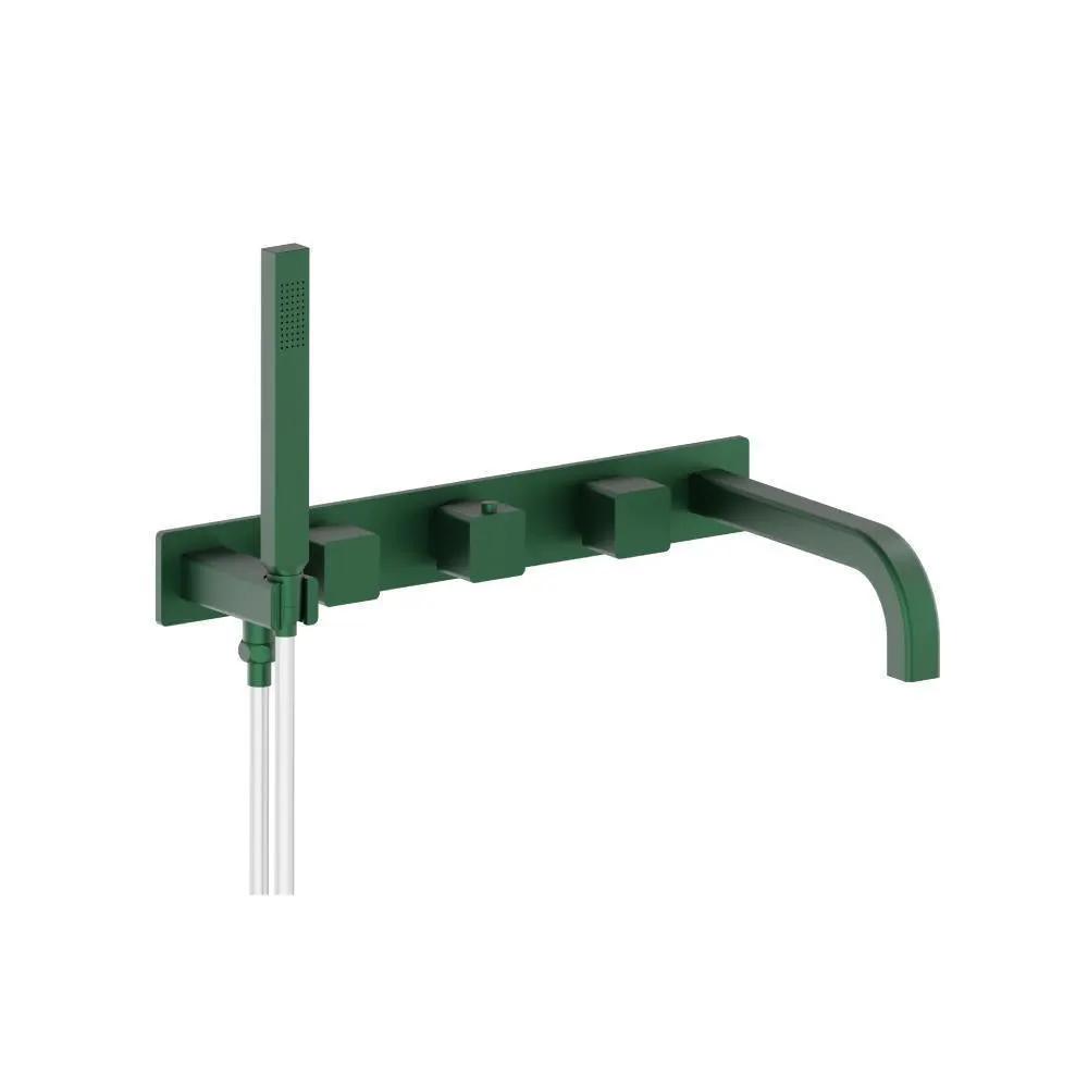 Flusso Serie 196 Wall Mount Tub Filler with Hand Shower by Flusso